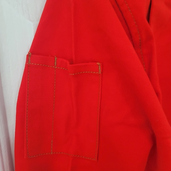 Wildfang Essential Long Sleeve Jumpsuit Red Size XS NWT Coveralls - Picture 11 of 14